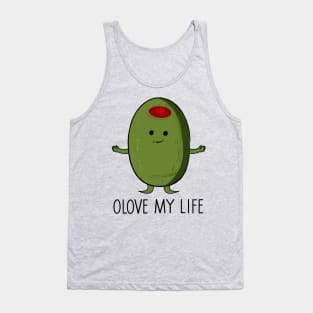 Olive lives life Tank Top